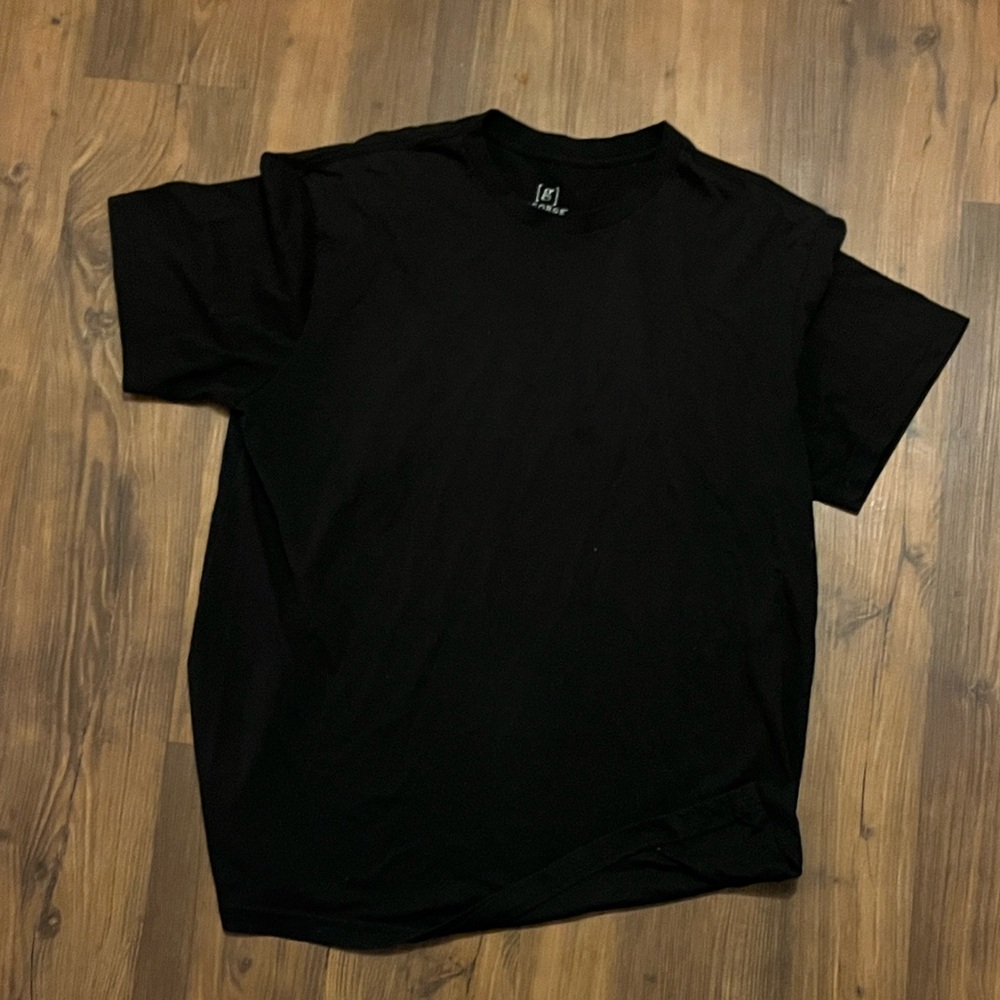 George Men's Black Short Sleeve Tee